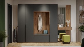 Шкаф для белья Порто СМ-393.07.211 в Салехарде - salekhard.mebel24.online | фото 4