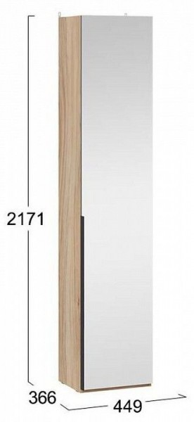 Шкаф для белья Порто СМ-393.07.212 в Салехарде - salekhard.mebel24.online | фото 4