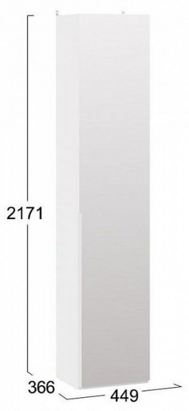 Шкаф для белья Порто СМ-393.07.212 в Салехарде - salekhard.mebel24.online | фото 4