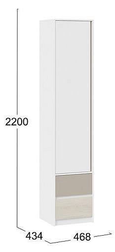 Шкаф для белья Сканди в Салехарде - salekhard.mebel24.online | фото 4