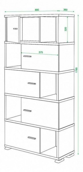 Шкаф комбинированный Домино СБ-30/5 в Салехарде - salekhard.mebel24.online | фото 3