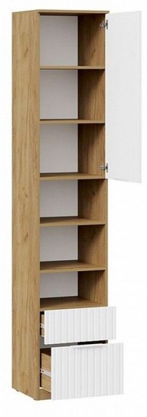 Шкаф комбинированный Хилтон Исп. 2 в Салехарде - salekhard.mebel24.online | фото 2