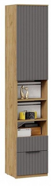 Шкаф комбинированный Хилтон Исп. 2 в Салехарде - salekhard.mebel24.online | фото 4