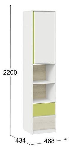 Шкаф комбинированный Сканди в Салехарде - salekhard.mebel24.online | фото 5
