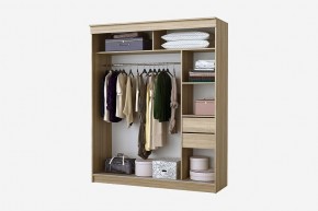 Шкаф-купе Фаворит 1.8 серия Альянс (дуб сонома) в Салехарде - salekhard.mebel24.online | фото 2