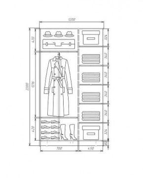 Шкаф-купе ХИТ 22-4-12-66 (420) в Салехарде - salekhard.mebel24.online | фото 5