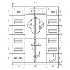 Шкаф-купе ХИТ 22-4-18/2-656 (420) в Салехарде - salekhard.mebel24.online | фото 2