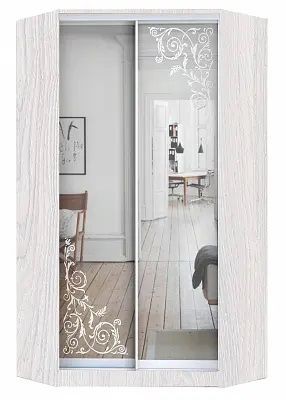 Шкаф-купе ХИТ-У-L-24-64-66 ОРНАМЕНТ в Салехарде - salekhard.mebel24.online | фото