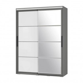 Шкаф-купе Крафт-6 1.6 м ШКК-06 (графит) в Салехарде - salekhard.mebel24.online | фото 3