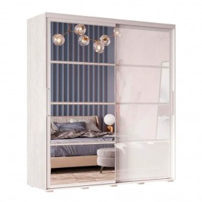 Шкаф-купе Крафт-6 1.6 м ШКК-06 (ясень белый) в Салехарде - salekhard.mebel24.online | фото 3