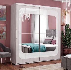 Шкаф-купе Крафт-7 ясень белый в Салехарде - salekhard.mebel24.online | фото