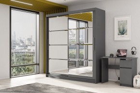 Шкаф-купе ШКП 3 МАКС (2000) Графит серый в Салехарде - salekhard.mebel24.online | фото