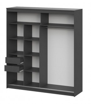 Шкаф-купе ШКП 3 МАКС (2000) Графит серый в Салехарде - salekhard.mebel24.online | фото 3