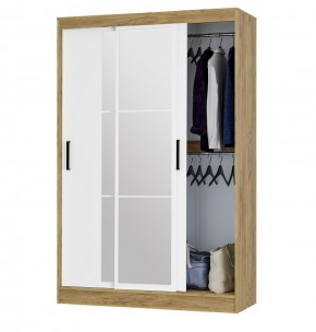 Шкаф-купе Тайм ШКК-03 (крафт/белый) в Салехарде - salekhard.mebel24.online | фото 2