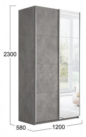 Шкаф-купе Траст СШК 2.120.60-11.13 в Салехарде - salekhard.mebel24.online | фото 3