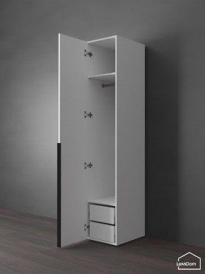 Шкаф Linnea MHR-1-3 2050х400х510 (Белый-М 11.1.1) в Салехарде - salekhard.mebel24.online | фото 5