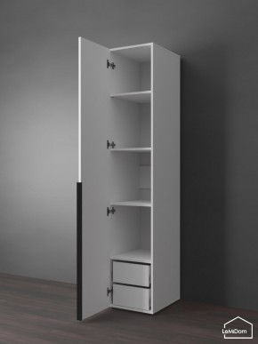 Шкаф Linnea MHR-1-3 2050х400х510 (Белый-М 11.1.2) в Салехарде - salekhard.mebel24.online | фото 5
