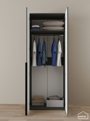 Шкаф Linnea MHR-2 2050х800х510 (Графит-М 11.1.25) в Салехарде - salekhard.mebel24.online | фото 4