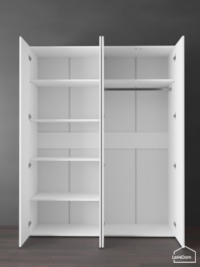 Шкаф Linnea MHR-4PO-1 2050х1600х510 (Белый-М 11.1.1) в Салехарде - salekhard.mebel24.online | фото 4