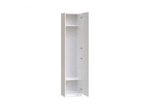 Шкаф МАКС однодверный узкий, цвет белый в Салехарде - salekhard.mebel24.online | фото 2