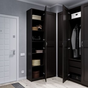 Шкаф МАКС однодверный узкий, цвет Дуб Венге в Салехарде - salekhard.mebel24.online | фото 4