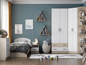 МАРТИНА Шкаф (Белый глянец/дуб сонома) в Салехарде - salekhard.mebel24.online | фото 3
