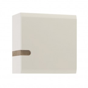 Шкаф навесной 1D/TYP 65, LINATE ,цвет белый/сонома трюфель в Салехарде - salekhard.mebel24.online | фото 2