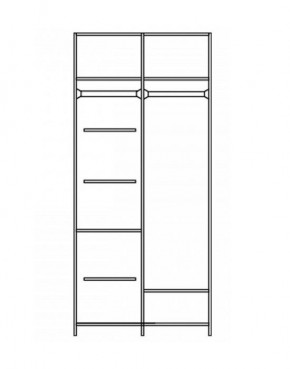Шкаф Нинель ММ-167-01/03 в Салехарде - salekhard.mebel24.online | фото 3
