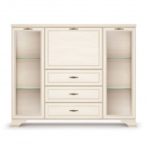 Шкаф низкий (2 стеклодвери) Сиена в Салехарде - salekhard.mebel24.online | фото 2