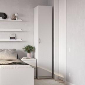 Шкаф ПЕГАС однодверный, цвет белый в Салехарде - salekhard.mebel24.online | фото 4