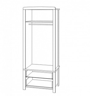 Шкаф платяной Бартоло Ш3Д в Салехарде - salekhard.mebel24.online | фото 2