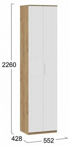 Шкаф платяной Хилтон Исп. 2 в Салехарде - salekhard.mebel24.online | фото 7