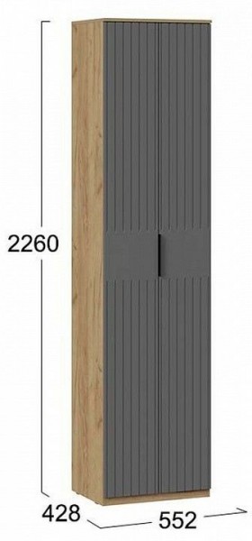 Шкаф платяной Хилтон Исп. 2 в Салехарде - salekhard.mebel24.online | фото 6