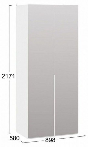 Шкаф платяной Порто СМ-393.07.004 в Салехарде - salekhard.mebel24.online | фото 3