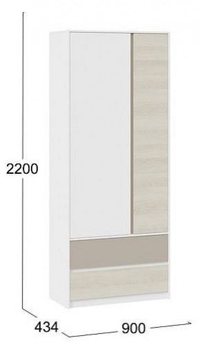 Шкаф платяной Сканди в Салехарде - salekhard.mebel24.online | фото 5