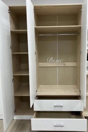 Шкаф "Милана" 3-х створчатый с 2 ящиками в Салехарде - salekhard.mebel24.online | фото 2