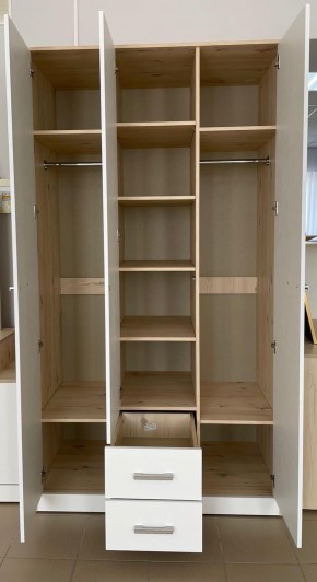 Шкаф "Милана" 3-х створчатый с 2 ящиками по центру в Салехарде - salekhard.mebel24.online | фото 2