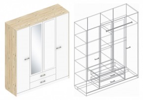 Шкаф "Милана" 4-х створчатый в Салехарде - salekhard.mebel24.online | фото 3
