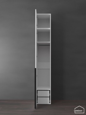Шкаф с антресолью Linnea MHR-1A-3 2450х400х510 (Белый-М 11.1.2) в Салехарде - salekhard.mebel24.online | фото 5
