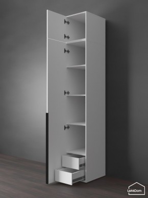 Шкаф с антресолью Linnea MHR-1A-4 2450х400х510 (Белый-М 11.1.1) в Салехарде - salekhard.mebel24.online | фото 5
