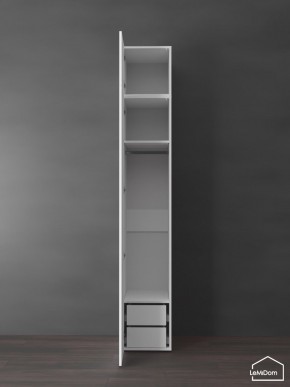 Шкаф с антресолью Linnea MHR-1POA-3 2450х400х510 (Белый-М 11.1.1) в Салехарде - salekhard.mebel24.online | фото 5