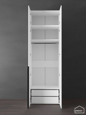 Шкаф с антресолью Linnea MHR-2A-3 2450х800х510 (Белый-М 11.1.2) в Салехарде - salekhard.mebel24.online | фото 6