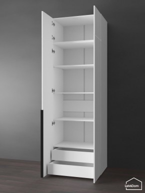 Шкаф с антресолью Linnea MHR-2A-4 2450х800х510 (Белый-М 11.1.2) в Салехарде - salekhard.mebel24.online | фото 5