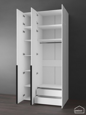 Шкаф с антресолью Linnea MHR-3A-2 2450х1200х510 (Белый-М 11.1.1) в Салехарде - salekhard.mebel24.online | фото 5