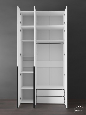Шкаф с антресолью Linnea MHR-3A-2 2450х1200х510 (Белый-М 11.1.1) в Салехарде - salekhard.mebel24.online | фото 6
