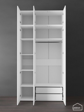 Шкаф с антресолью Linnea MHR-3POA-2 2450х1200х510 (Белый-М 11.1.2) в Салехарде - salekhard.mebel24.online | фото 6