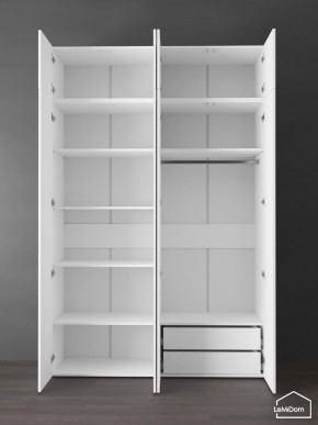 Шкаф с антресолью Linnea MHR-4POA-2 2450х1600х510 (Белый-М 11.1.2) в Салехарде - salekhard.mebel24.online | фото 5