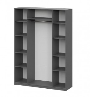 Шкаф ШК-5 (1600) Графит серый в Салехарде - salekhard.mebel24.online | фото 3