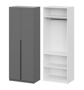 Шкаф ШК-5 + 2 полки (800) Графит серый в Салехарде - salekhard.mebel24.online | фото
