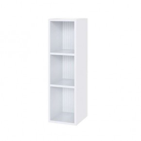 Шкаф Сириния навесной открытый белый/МДФ белый снег в Салехарде - salekhard.mebel24.online | фото